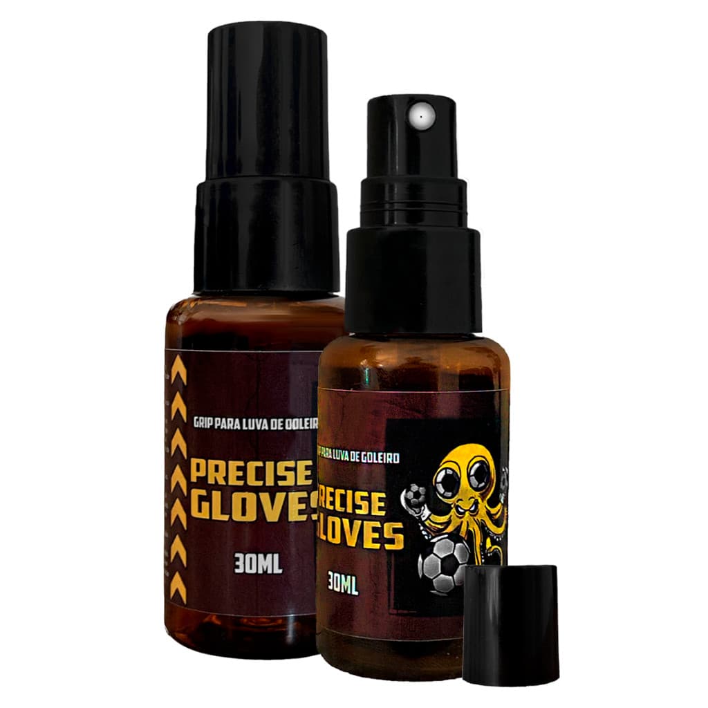 Grip Spray Para Luvas De Goleiro Futebol Futsal Cola Resistente A Água Poulpo Sports