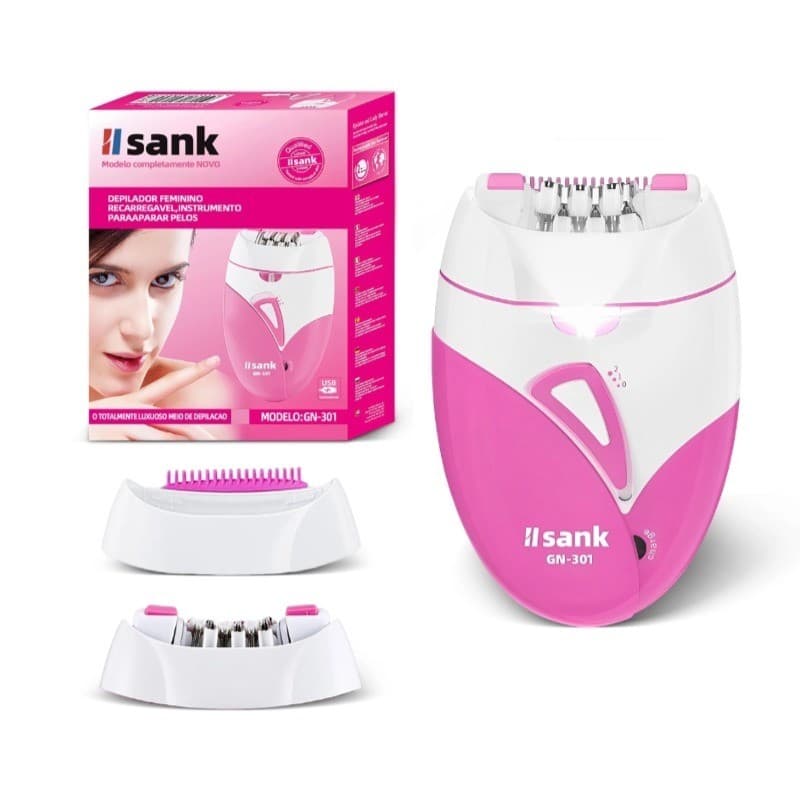 Depilador Feminino Recarregável Máquina Depilação Elétrico Remoção De Pelos Para Mulheres-EMLL