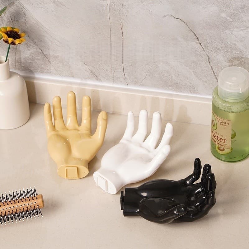 Suporte Multiuso de Parede em Forma de Mão sem Furos Autoadesivo