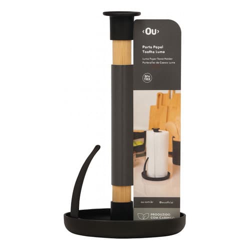 Porta Rolo Papel Toalha Suporte Guardanapo Mesa Lume Ou