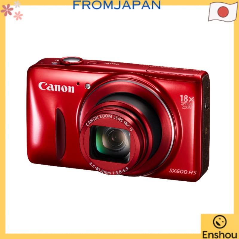 [USED][Direct from japan][USED ITEMS]Canon Digital Camera PowerShot SX600 HS Red Optical 18x Zoom PSSX600HS(RE)