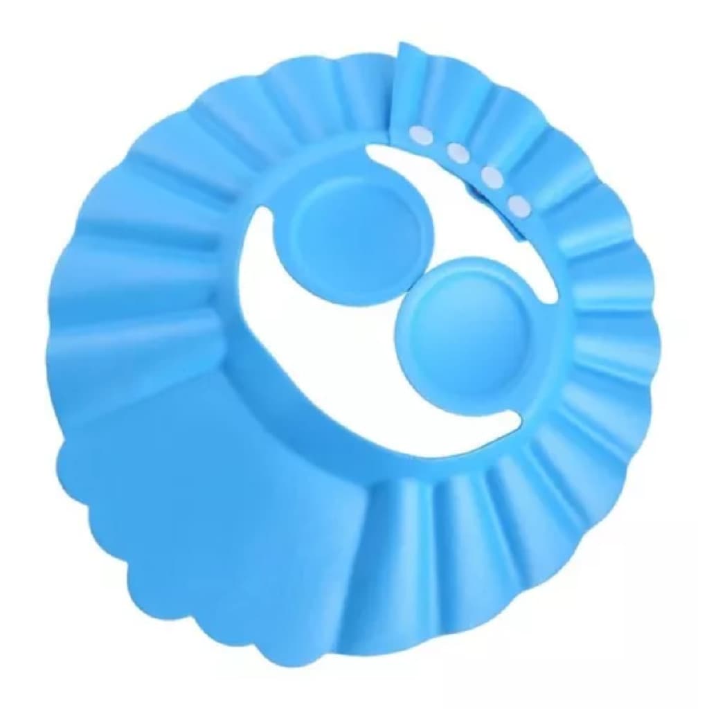 Chapeu De Banho Ajustavel Viseira Protetora Olhos Infantil Bebe Protege Ouvidos