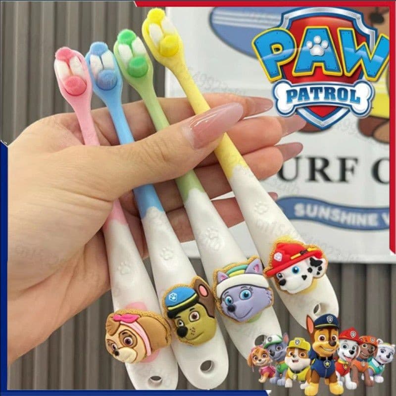 Escova De Dentes Macia Para Bebês E Crianças Da Patrulha Canina OUTDOOR Escova De Dentes Para Crianças Limpeza 