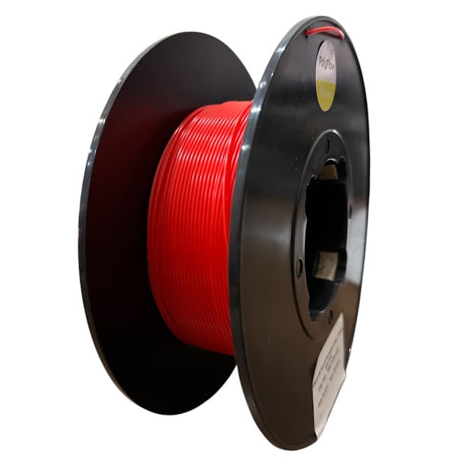 Filamento PLA High Speed Vermelho 1,75mm 0,5kg Polyflow