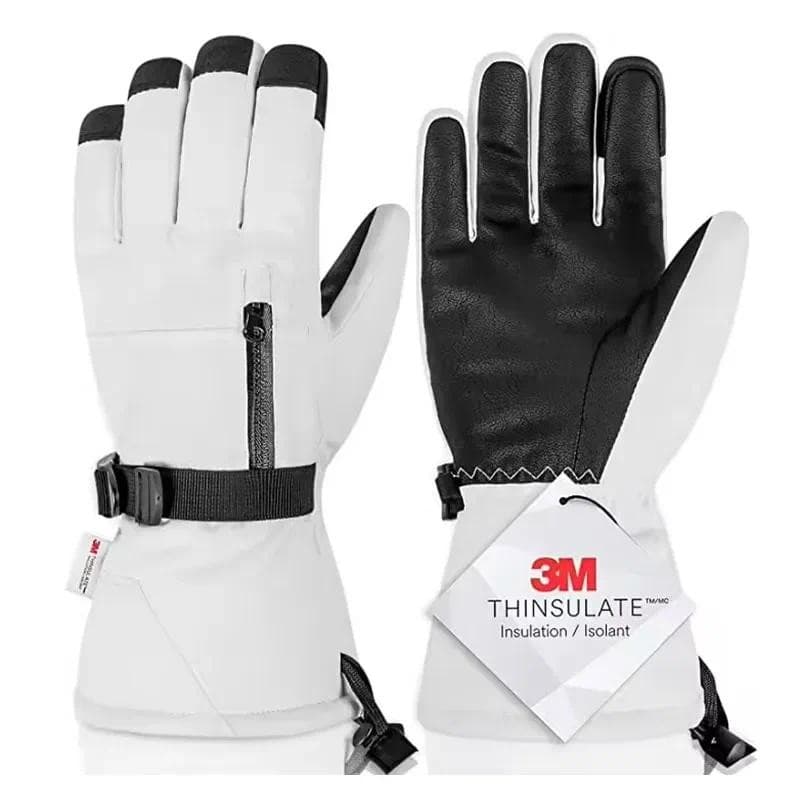 3M À Prova Dwaterproof Água Esqui Snowboard Luvas Touchscreen Outdoo Mitten Thinsulate De Neve Da Motocicleta