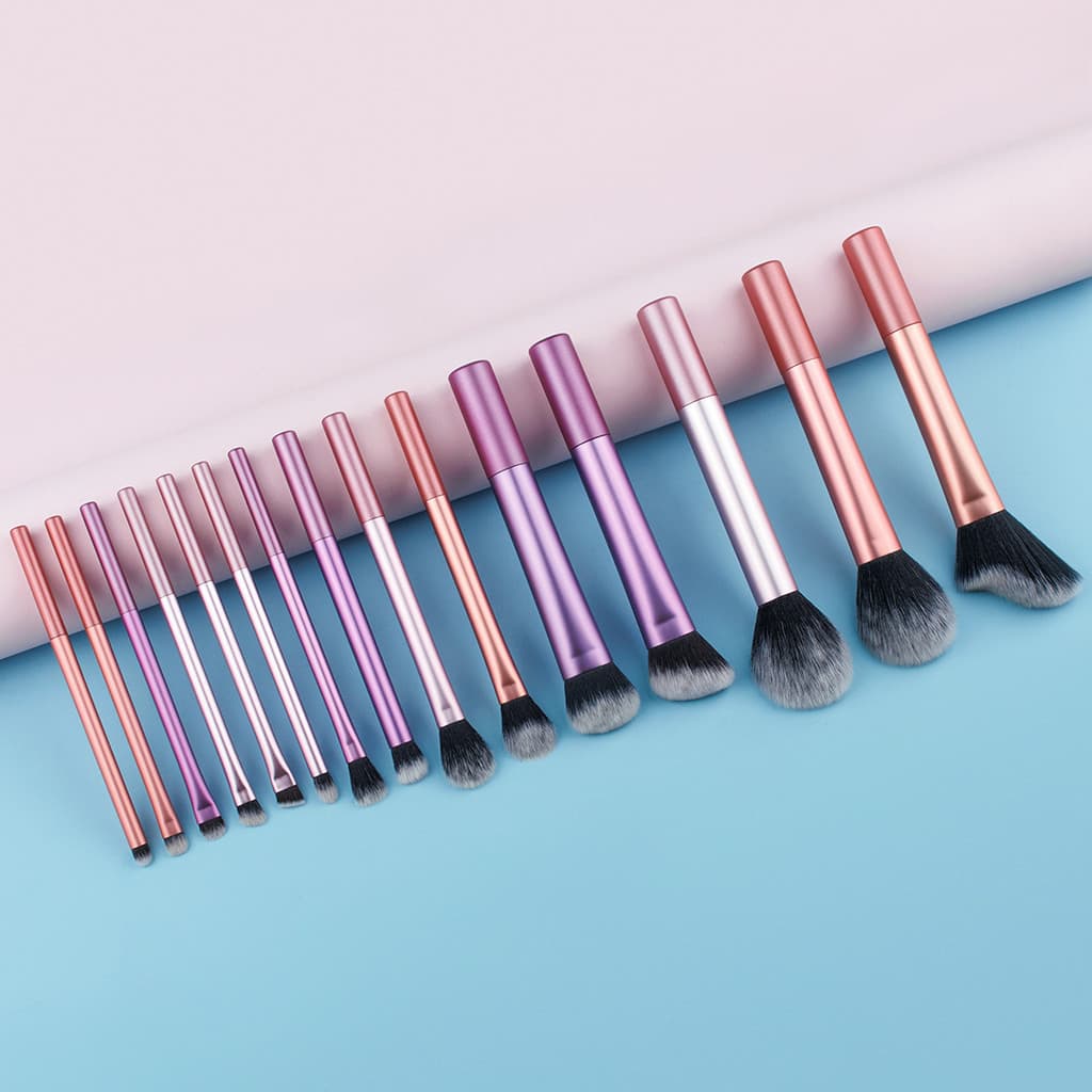 Conjunto de Escova De Maquiagem Profissional  7/8/12/14 Peças Alta Qualidade Criar Base sem Falhas