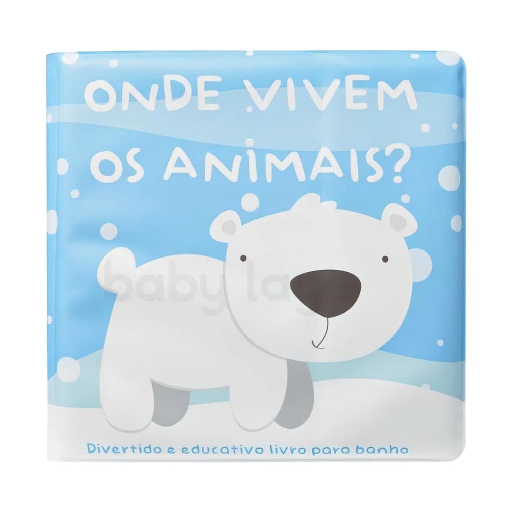 Livro De Banho Onde Vivem Os Animais Infantil Educativo Bebê