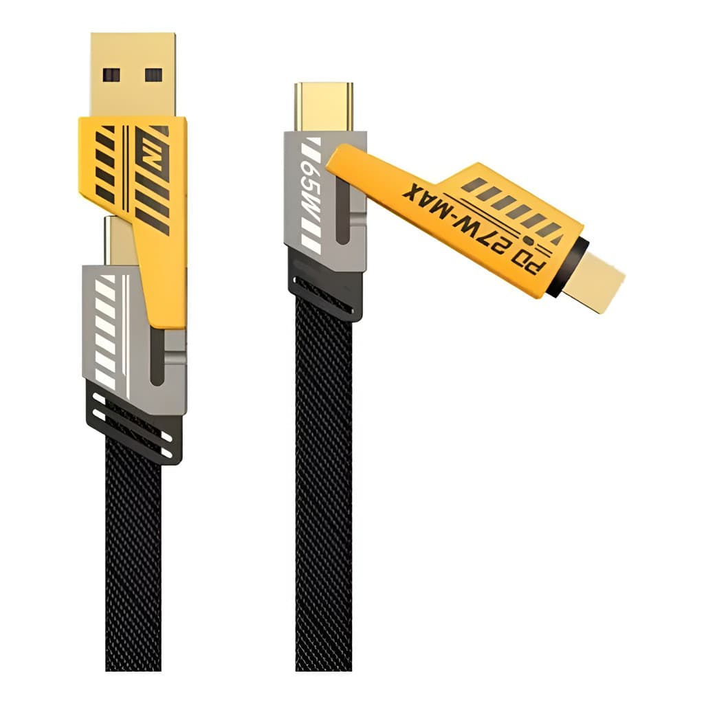 Cabo 4 Em 1 Usb Tipo C Lightning Carregador Para Ios Android