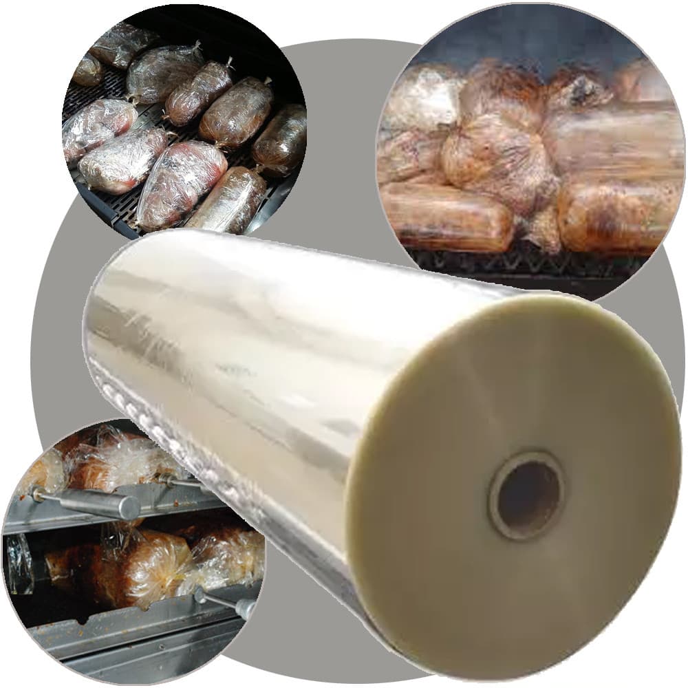 Rolo de Papel Celofane Poliester para Assados Churrasco Bobina 60cm x 600m