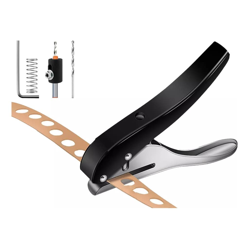 Perfurador De Furo Único Alicate 8mm E Broca De Escariadora