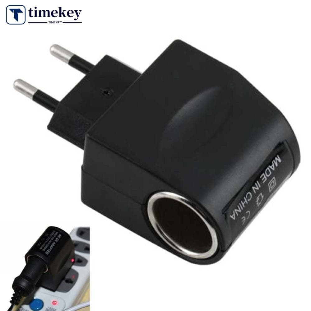TIMEKEY 1Pc Universal 110V-220V AC Para 12V DC Ue Conversor De Adaptador De Energia Carro I5T7