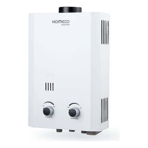 Aquecedor de Água a Gás GLP Branco 7 Litros KO 07M BP G2 Gás de Cozinha KOMECO
