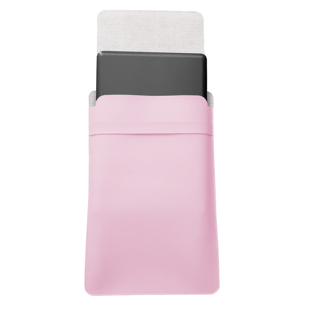 Luvas Pasta Case Capa Para Notebook Couro Sintético Rosa