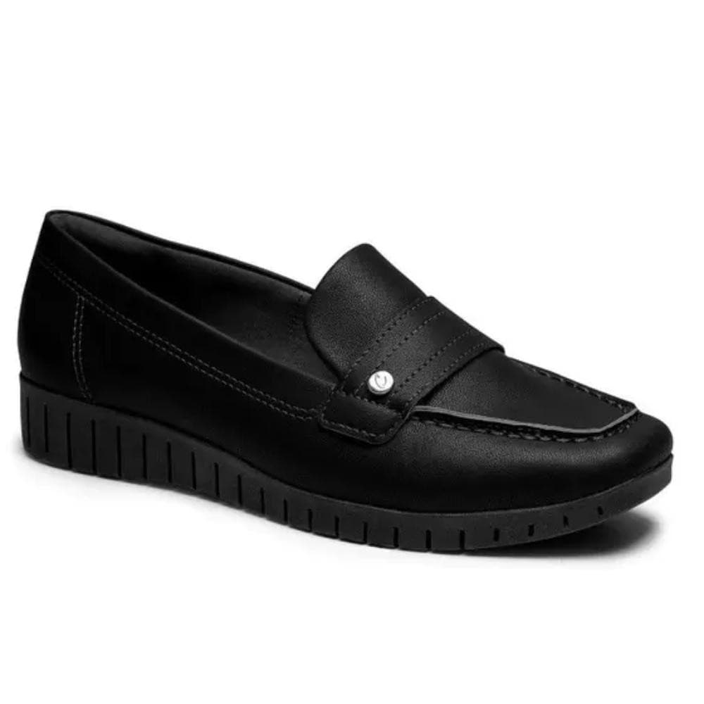 Mocassim Campesi Feminino Elegante Preto L9164
