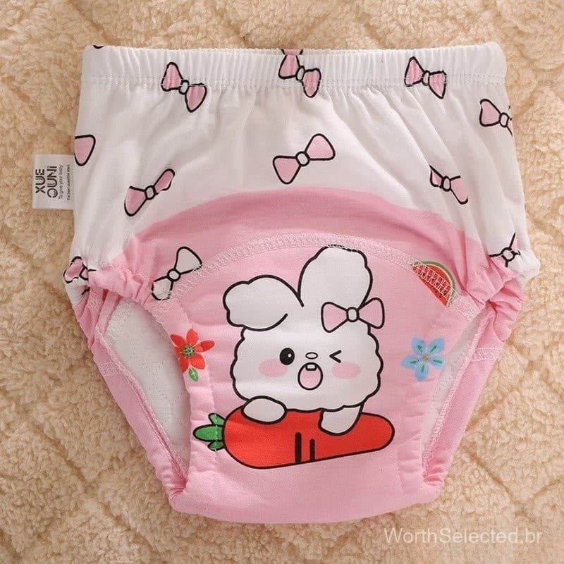 Calças De Algodão Para Treinamento De Bebês , Fraldas Respiráveis , Roupas Íntimas Reutilizáveis