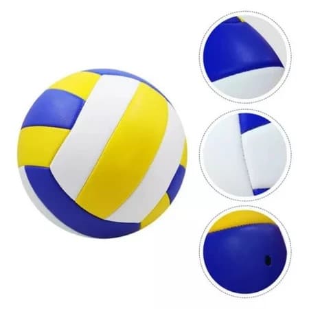 Bola De Vôlei com Bomba de Ar De Praia e Quadra Cores Vazia Variadas Sortidas