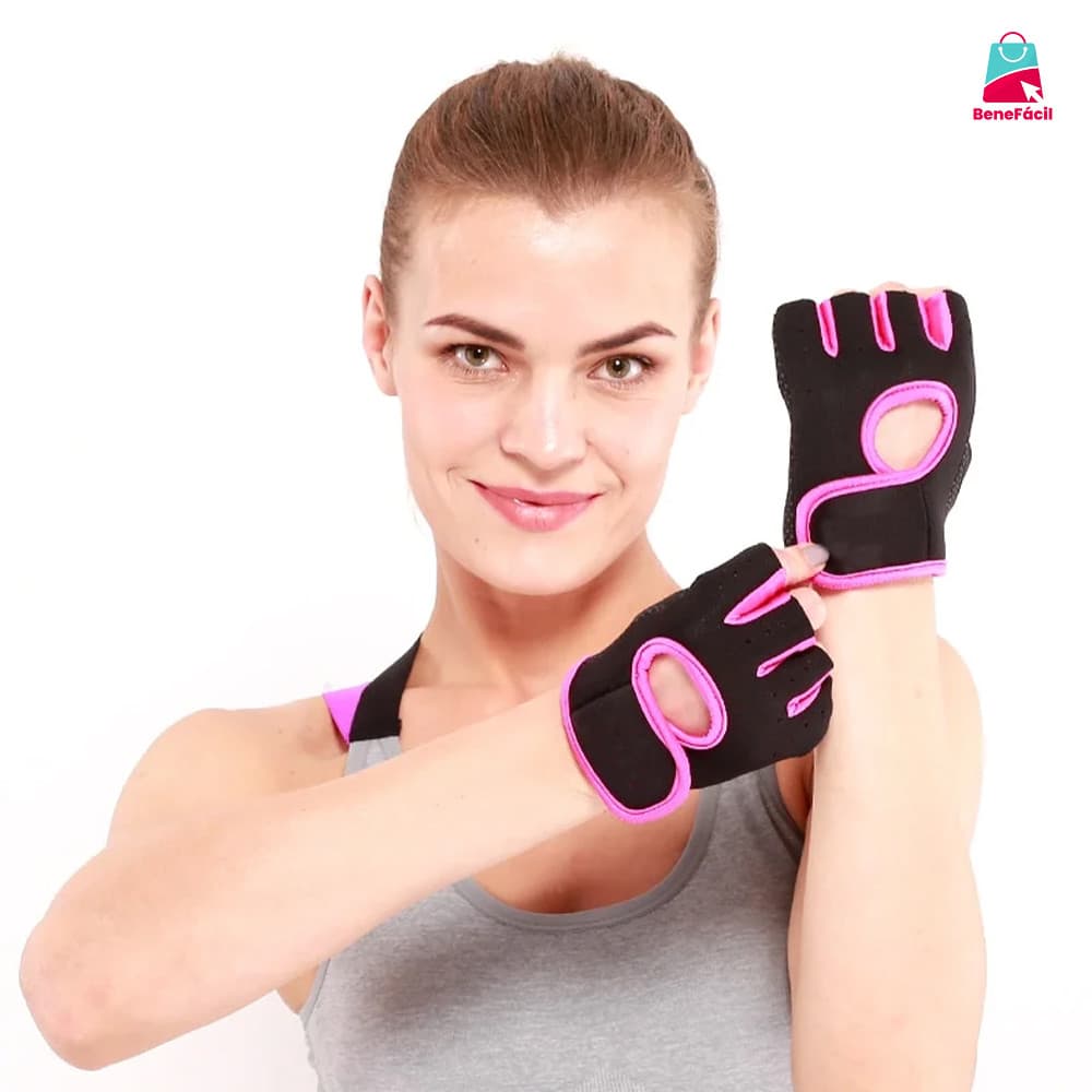 Luvas para Treino de Musculação com Ajuste Perfeito - Material Neoprene Duradero para Homens e Mulheres