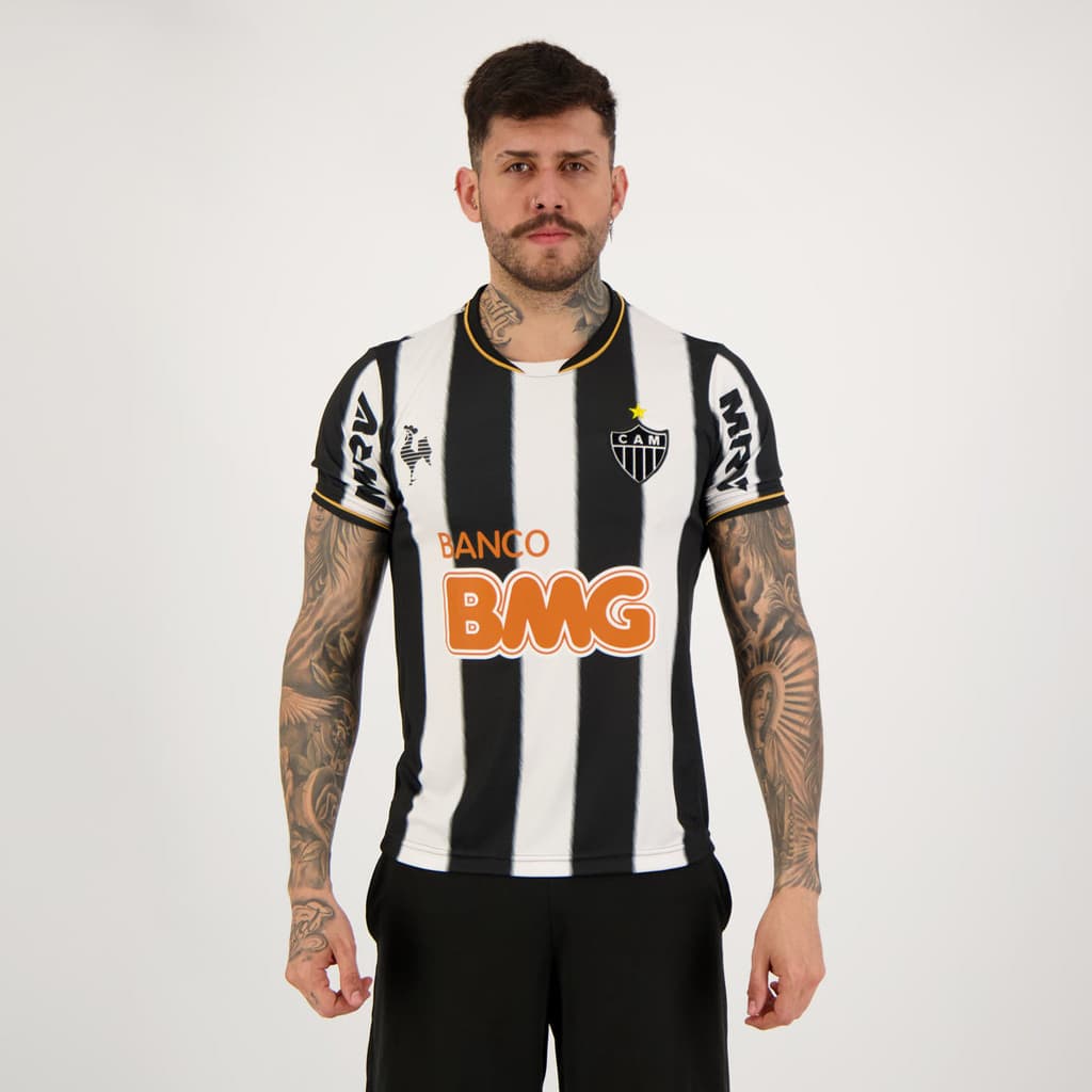 Camisa Atlético Mineiro Retrô 2013 10 Ronaldinho