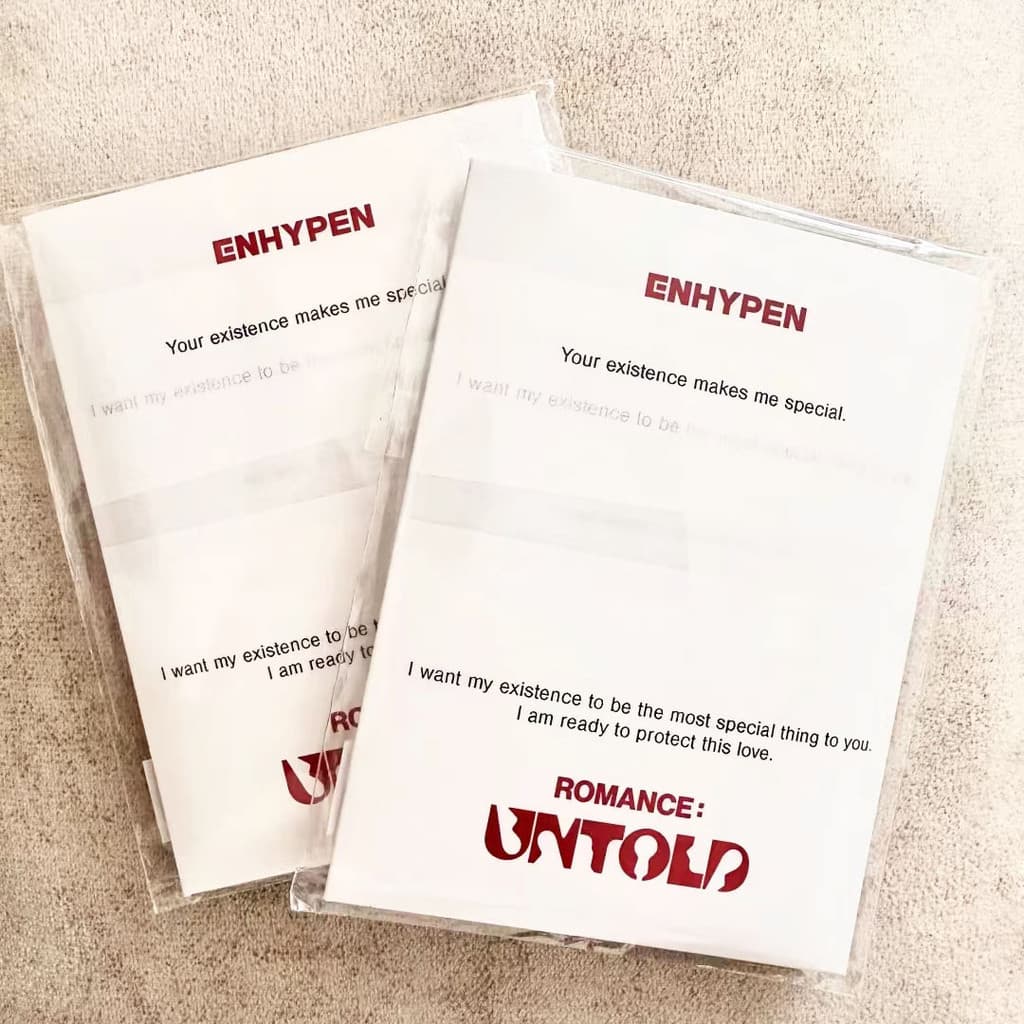 Kpop Idol JAY SUNGHOON SUNOO NI-KI HEESEUNG JAKE JUNGWON Romance : Álbum Não Vendido Fanmade Photocard