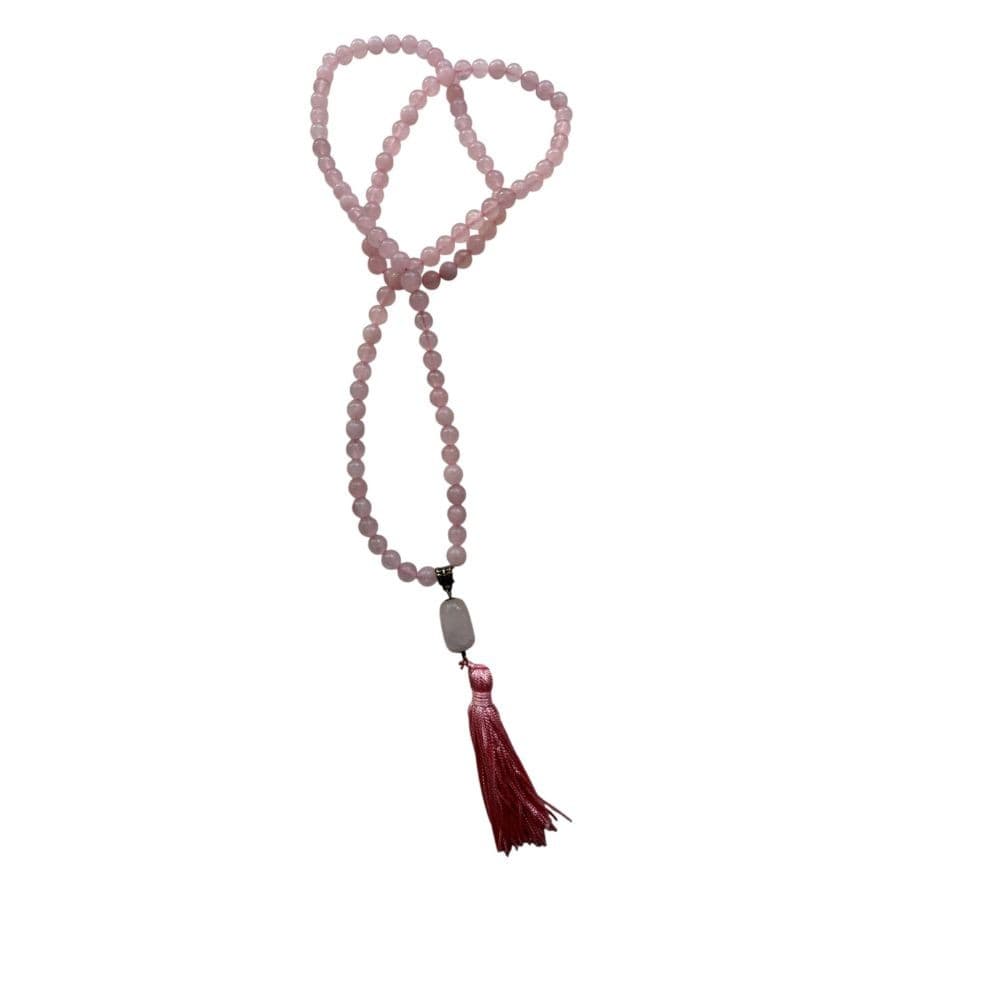 Japa Mala Quartzo Rosa 108 Contas