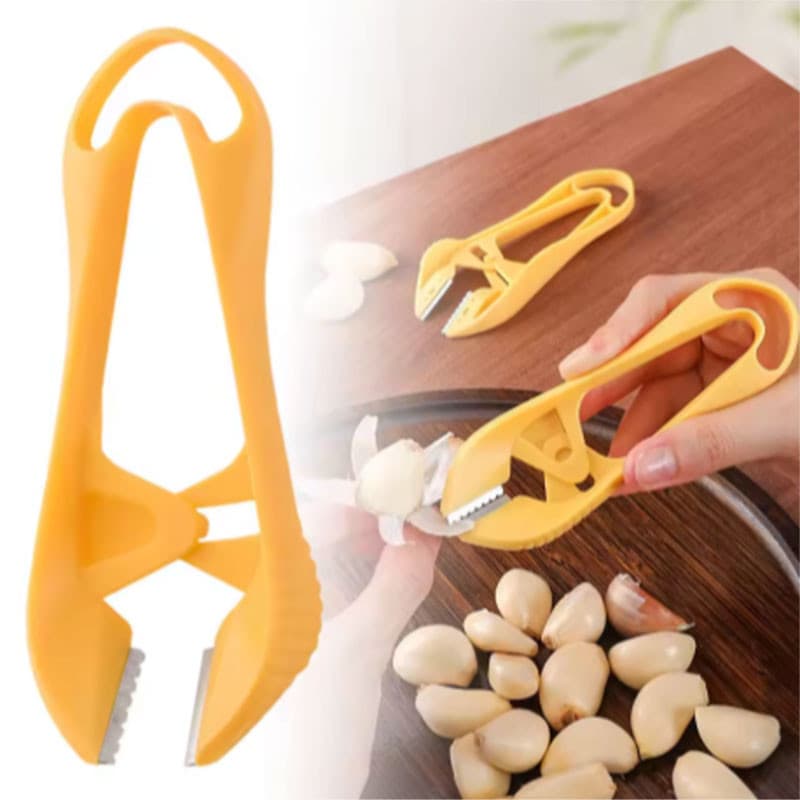 Descascador De Alho Fácil De Usar Manual Leve Rápido Resistente Prático Gadgets Removedor De Pele Cravo Peeling Clipe Pi