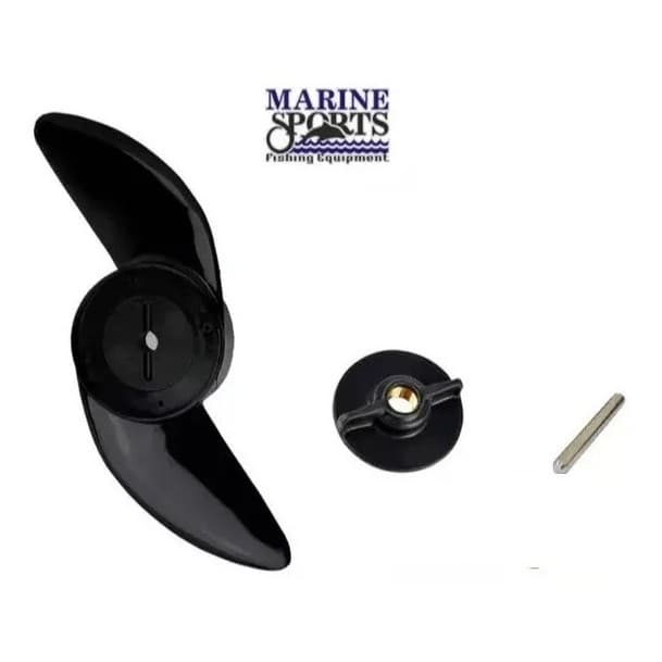Conjunto Hélice P Motor Elétrico Phantom 34lbs Marine Sports barco caiaque