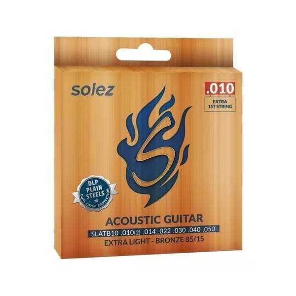 ENCORDOAMENTO SOLEZ VIOLAO 6 CORDAS BRONZE SLATB10 0.010