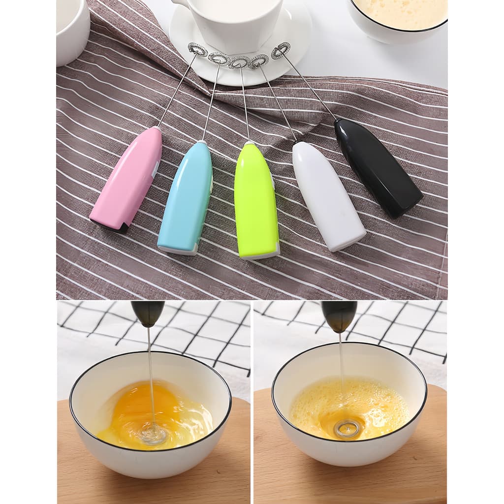 Mini Mixer Elétrico Portátil Para Claras De Ovos Leite Café Batedor Manual Utensílio Cozinha