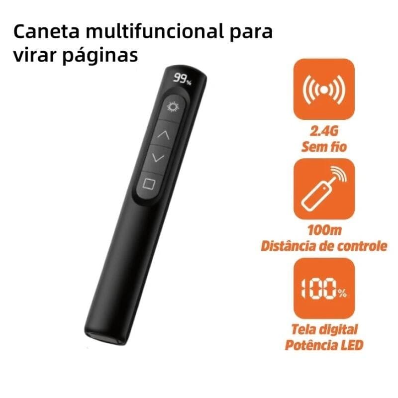 Apresentação Clicker Para PowerPoint Apresentações 2.4GHz Apresentador Sem Fio Remoto PPT Escritório De Sala De Aula