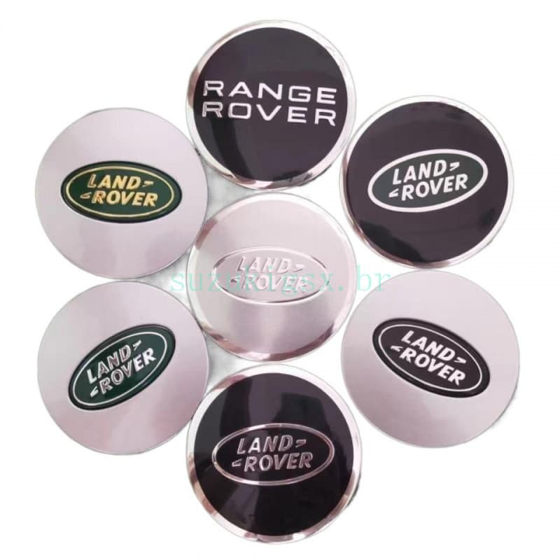62mm Aplicável A Land Rover Black Wheel Cap Padrão Hub Cover Capa De Roda De Veículo Original LANDROVER Tampa Atac