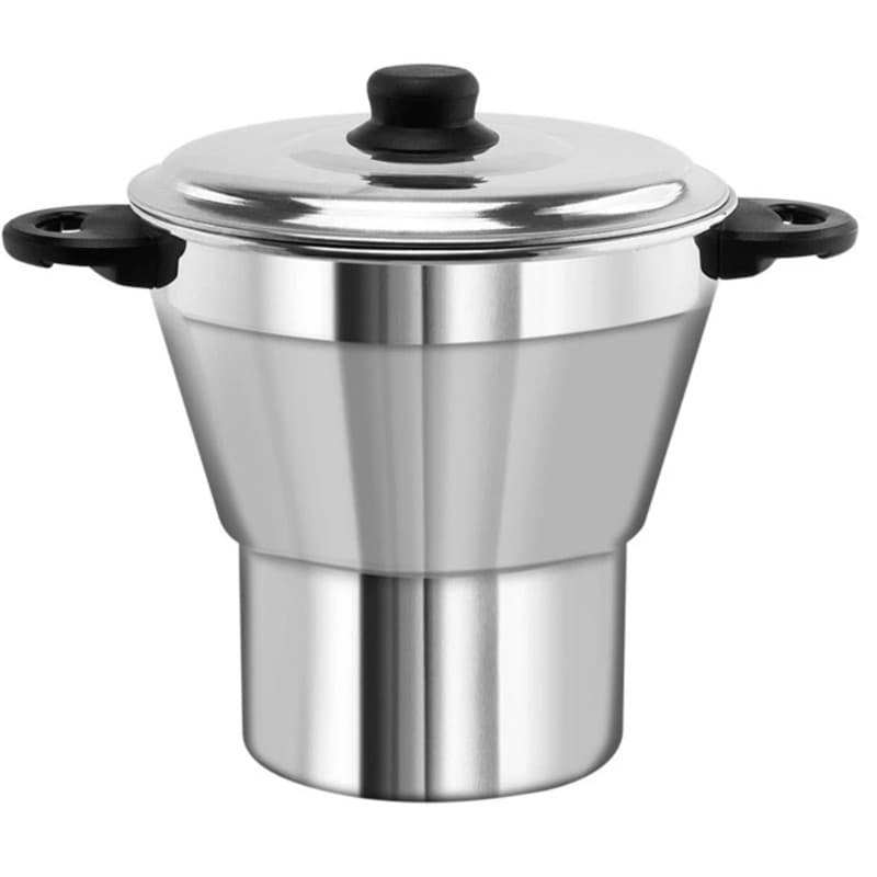 Cuscuzeiro Nordestino Alumínio polido N°14.