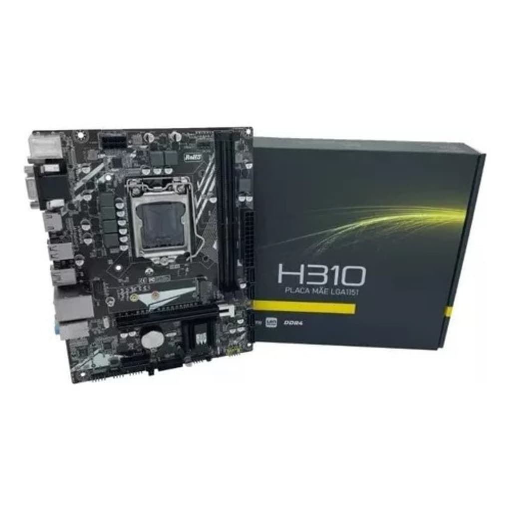 Placa Mãe Intel Revenger H310m Lga 1151 Ddr4 Micro Atx Cor Preto