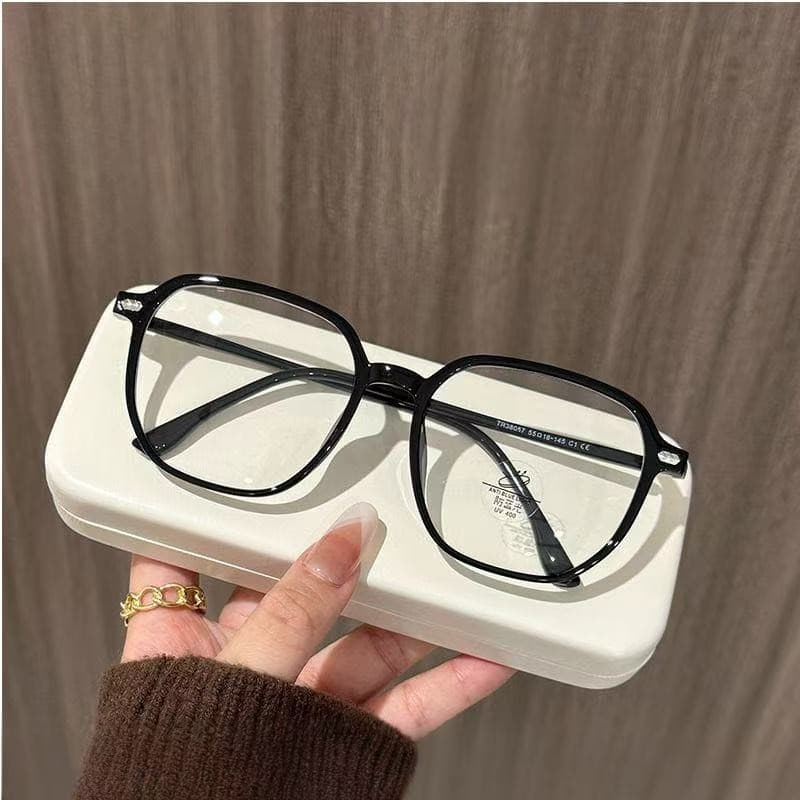 Óculos De Leitura com Grau Para Perto Grande Modelo Quadrado Lente  Anti Reflexo e Luz Azul Unissex