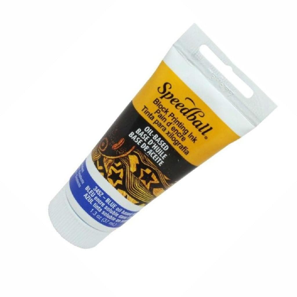 Tinta Óleo de Xilogravura 37ml Speedball 3452 Azul