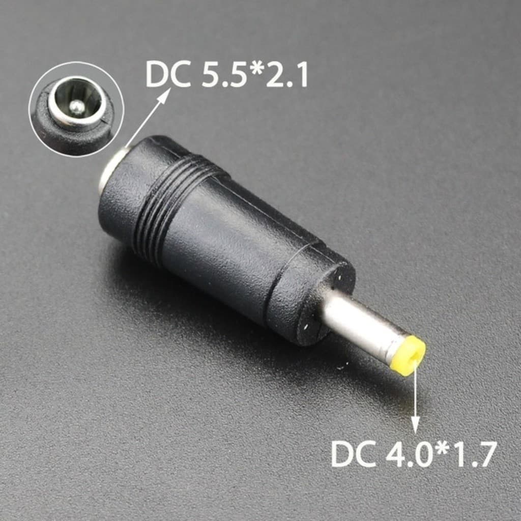 Adaptador Plug P4 1,7 * 4,0mm X Jack J4 2,1 * 5,5mm Am