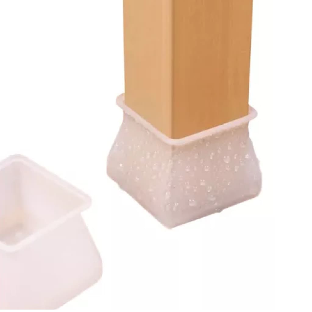 Kit Com 8 Protetor Pé De Mesa Protetor De Silicone Pé De Mesa
