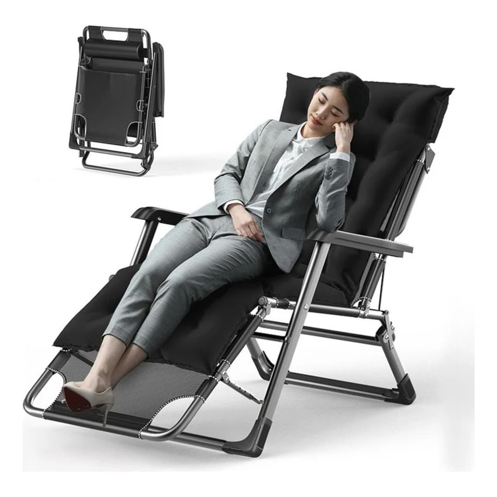 Cadeira Dobrável Camping Escritório Viagem Praia Pesca