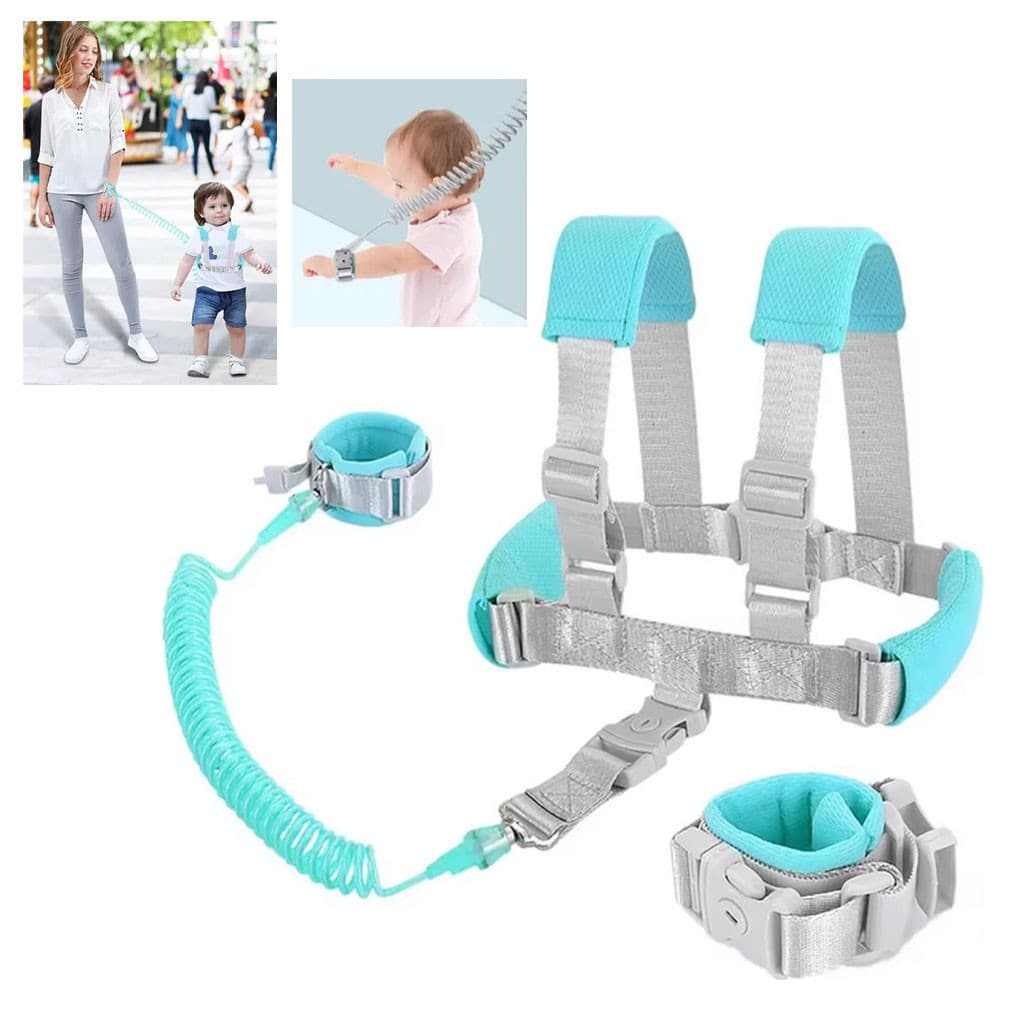 Coleira Anti-Perda 2em1 Infantil - Travas Segurança