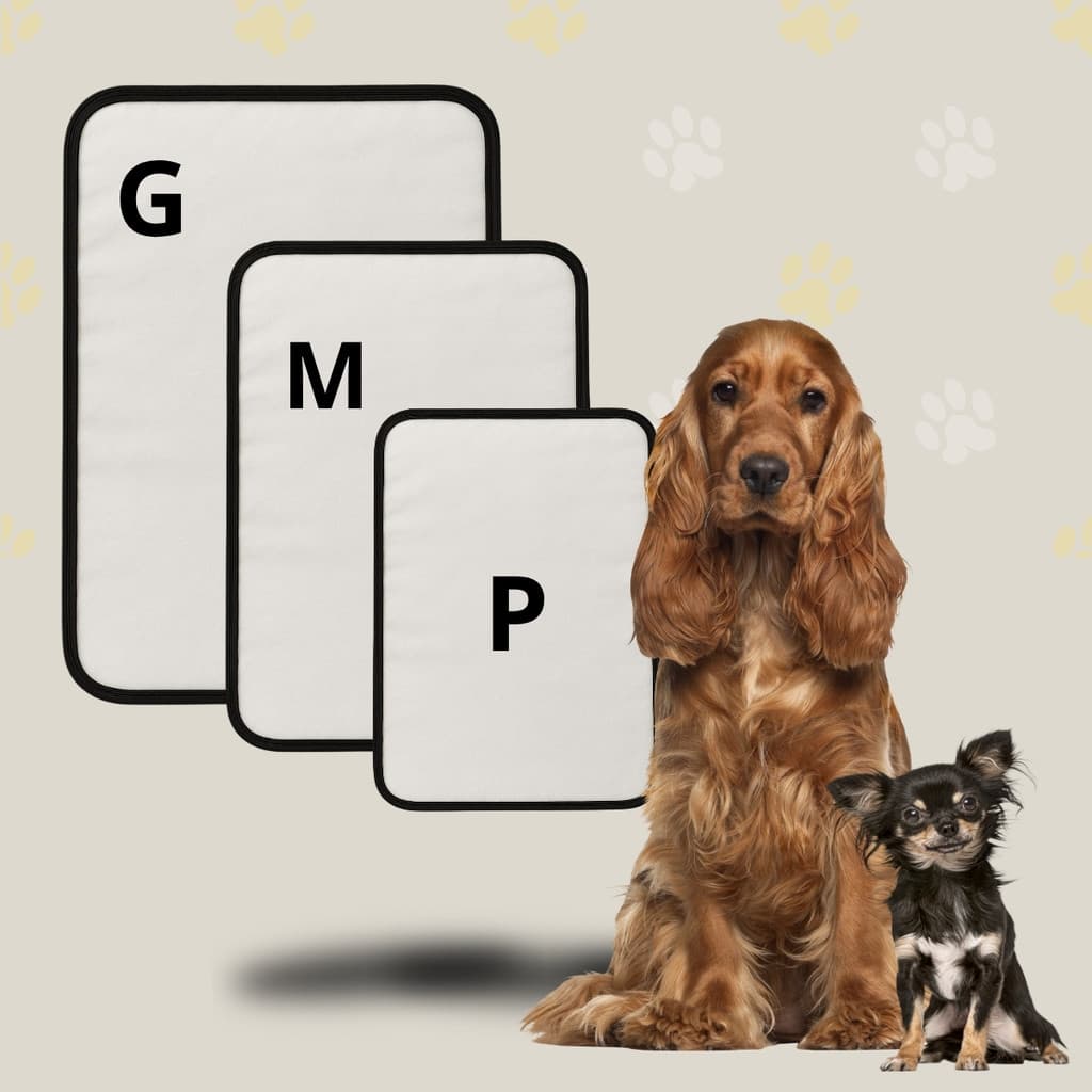 Tapetes Higiênicos Dog Lavável Reutilizável Kits 5/3/2/1 para Pet Dog Xixi Gato Educador