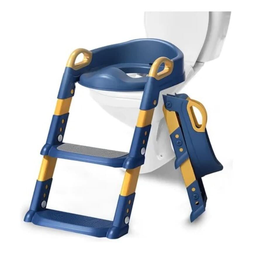 Troninho infantil Assento Redutor Infantil com Escada para Vaso Sanitário