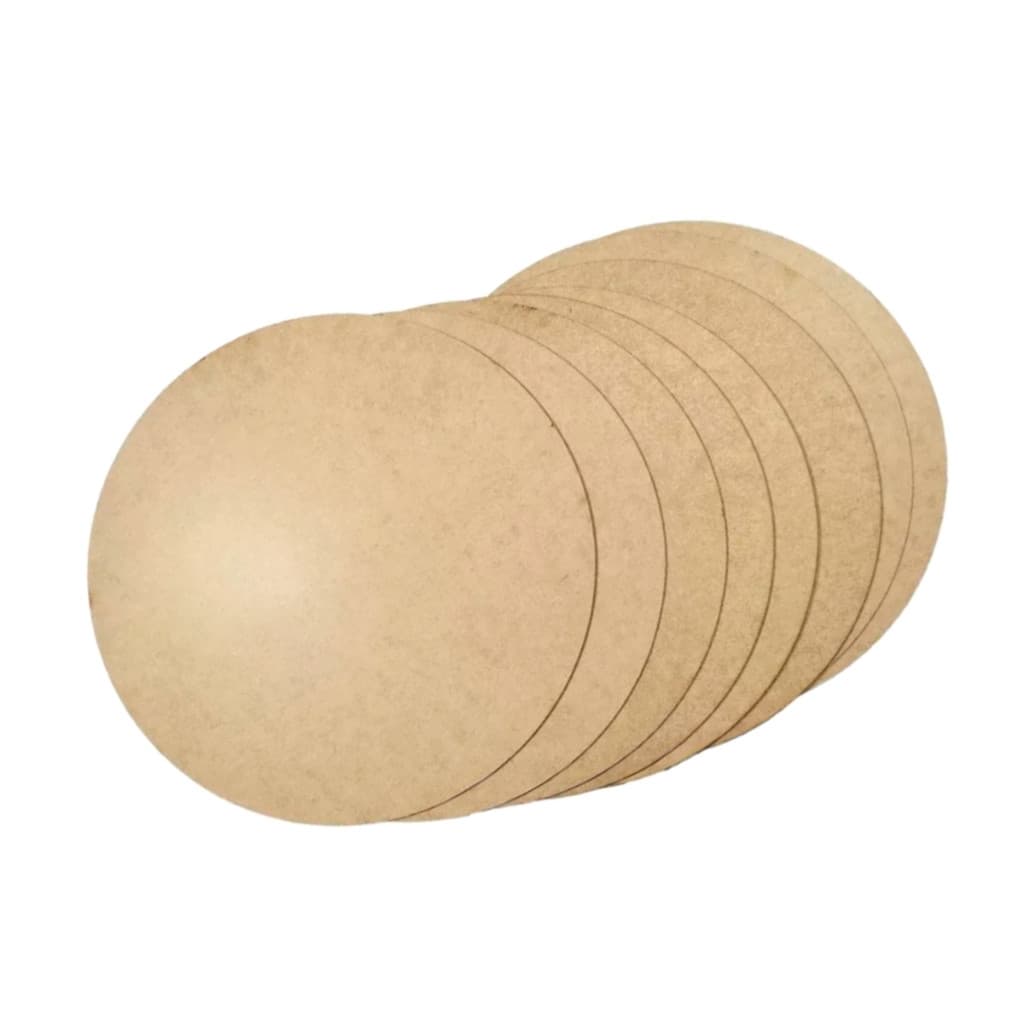 Conjunto 6 Suplat Soupla Sousplat padrão 35cm Base para Decoração Sala de Jantar em MDF