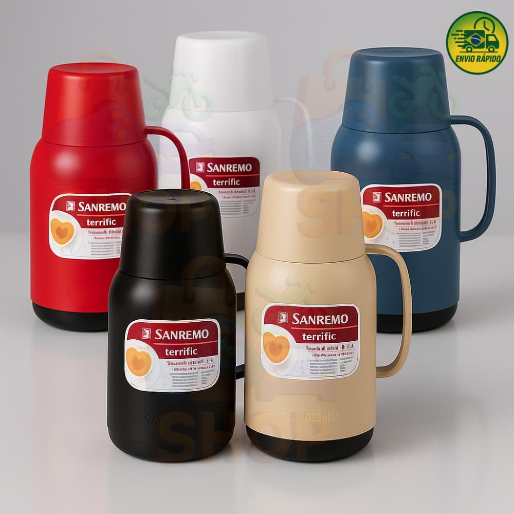 Garrafa Térmica Sanremo Bule Gostar 750ml: seu café sempre quente e gostoso. Praticidade