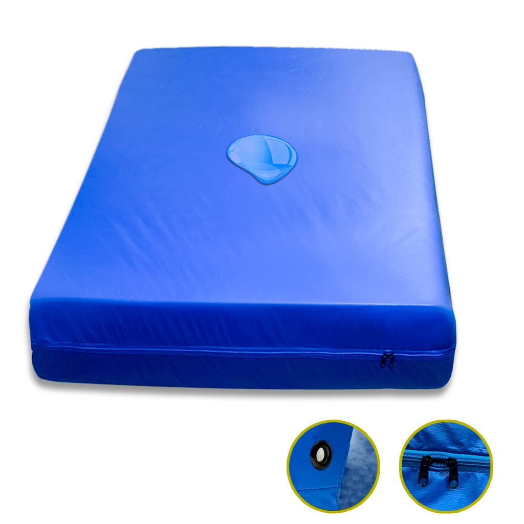 Protetor De Colchão Impermeável Casal Com 2 Ziper Capa Impermeável Colchão Napa Premium Emborrachado