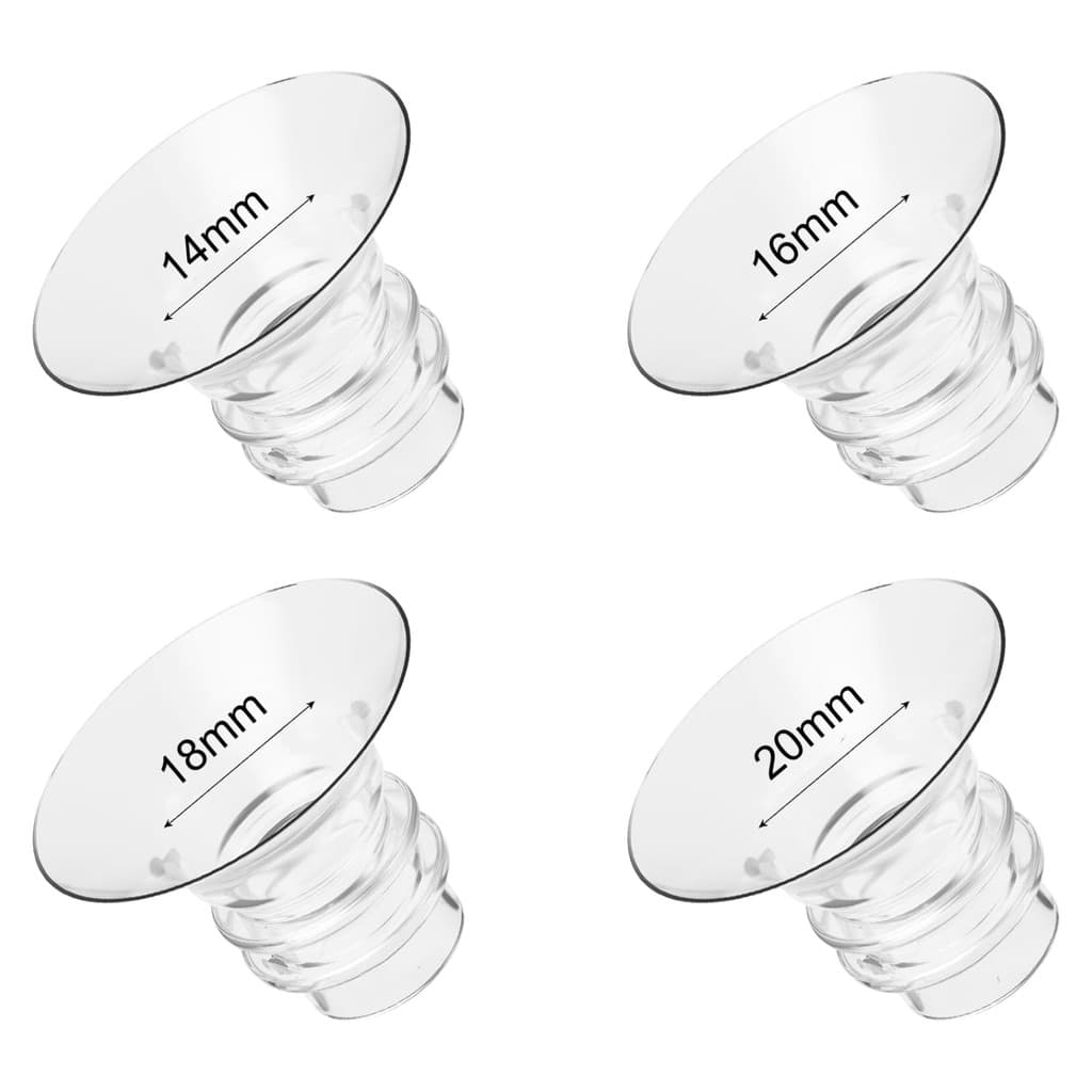 Inserções De Flange 14 Mm 16 18 20 Compatíveis Com Spectra Elvie Medela Willow go Bellababy Bomba Tira Leite Vestível/Es