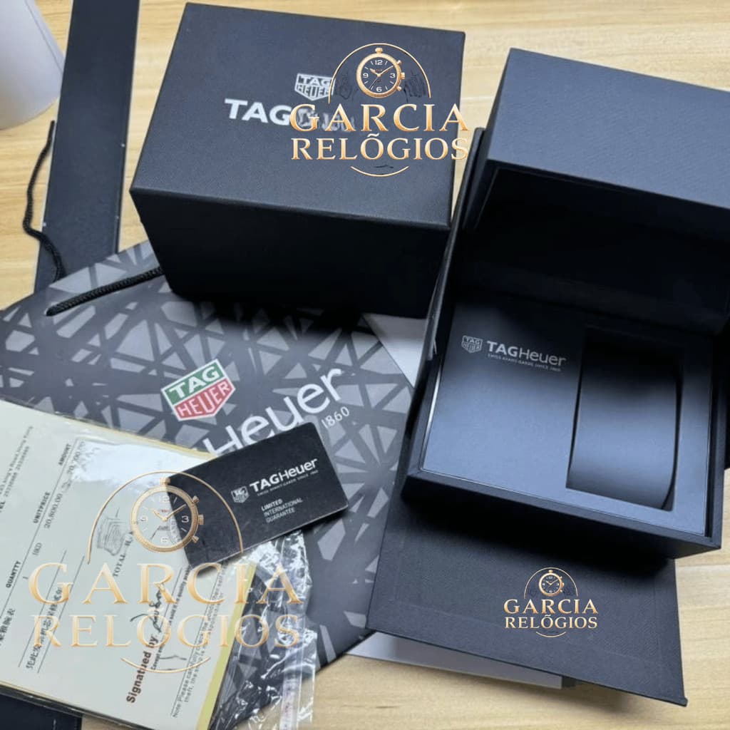 Caixa de relógio Premium - TAGH.HEURS em Couro PU De Alta Qualidade & Manual De Instruções