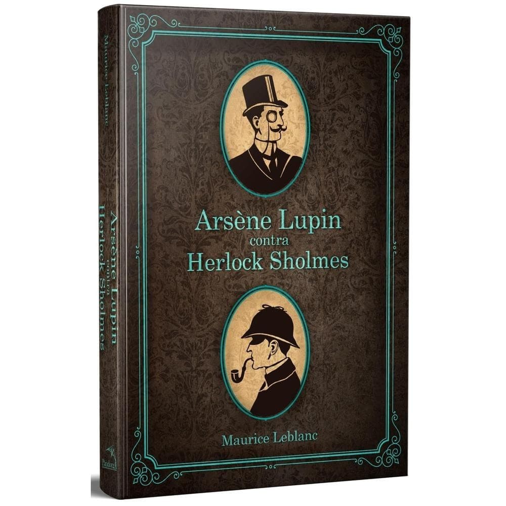 Livro  Arsène Lupin contra Herlock Sholmes por MAURICE LEBLANC Editora GRUPO PANDORGA por MAURICE LE