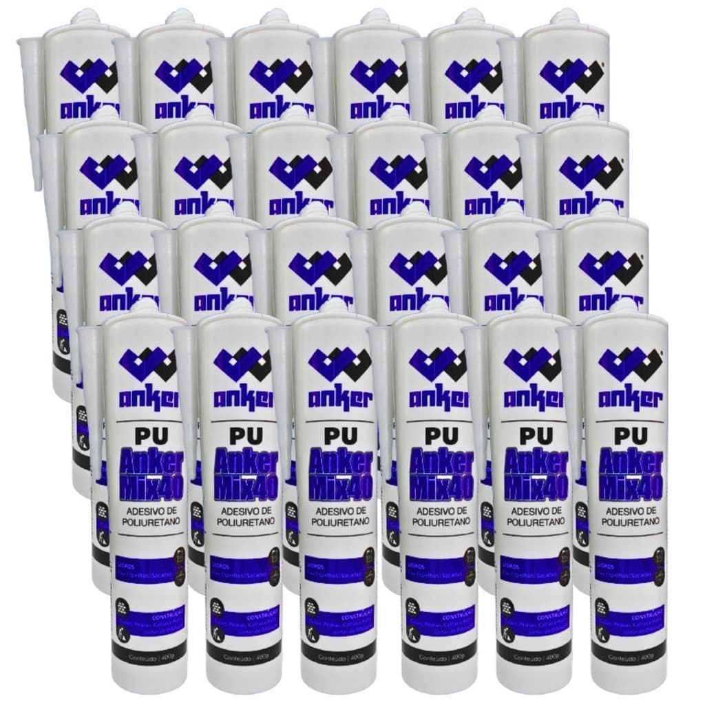 24 Adesivo Silicone Selante Cola Pu40 Multiuso