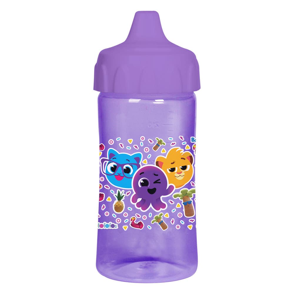 Copo De Transição Infantil C/ Válvula Redutora de Pingos 240ml Bolofofos BabyGo