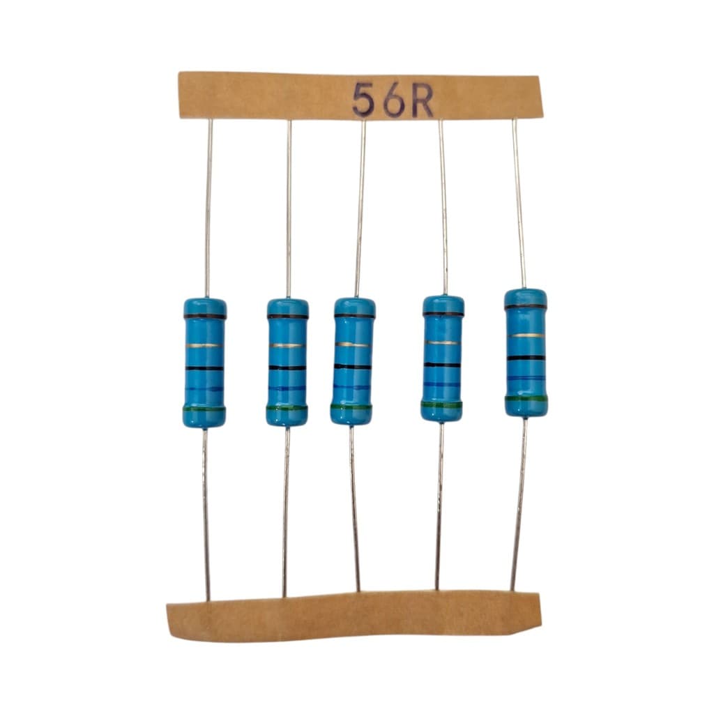 KIT 05 RESISTOR DE PRECISÃO 56R 1% 3W
