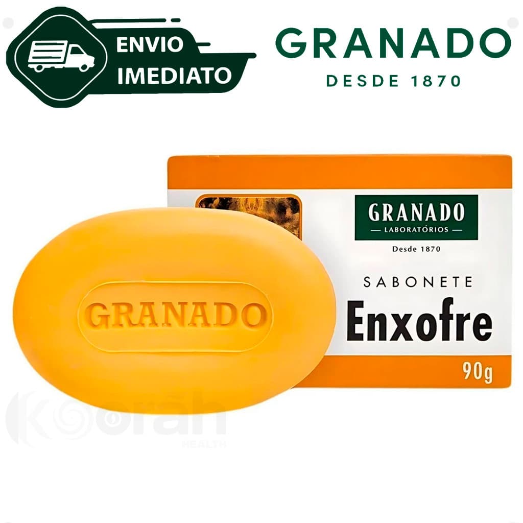 Sabonete de Enxofre Granado Barra Tira Espinhas 90g Anti-Séptico Envio Imediato
